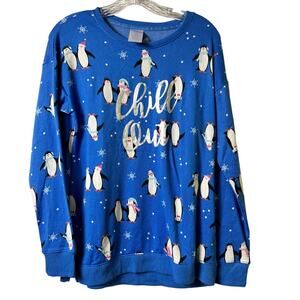 Chill Out Penguin Sweater NWT‎ S (2649)